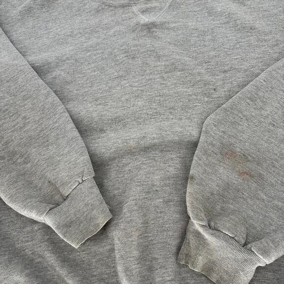 Vintage Russell Single V Gray Sweatshirt Mens size XXL thrashed - Picture 6 of 6